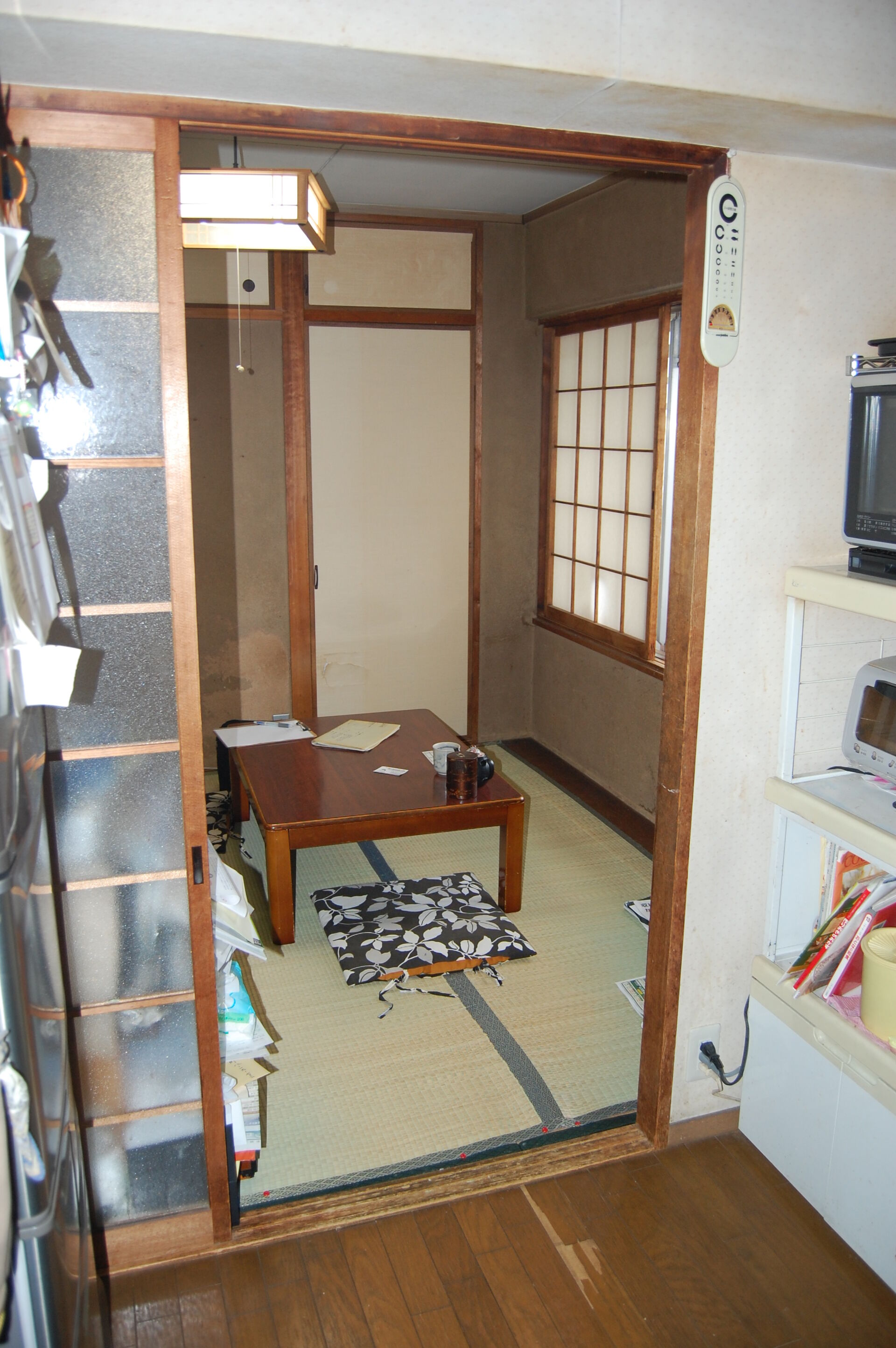 茨木市のマンションで「居間とキッチンを結んでリビングに！」マンションリフォーム！が間もなく着工致します！