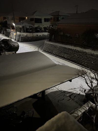 寒波到来・・・